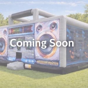 Bass Drop Boombox Bounce House XL rental from InflatableTX in North DFW