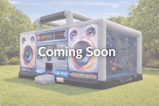 Bass Drop Boombox Bounce House XL rental from InflatableTX in North DFW