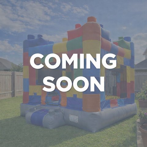 Block Party 13×13 Castle Bounce House rental from InflatableTX in North DFW
