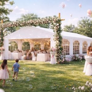 20×30 Event Tent rental from InflatableTX in North DFW