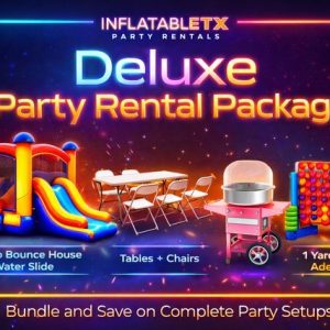 Ultimate Deluxe Party Package (Combo) rental from InflatableTX in North DFW