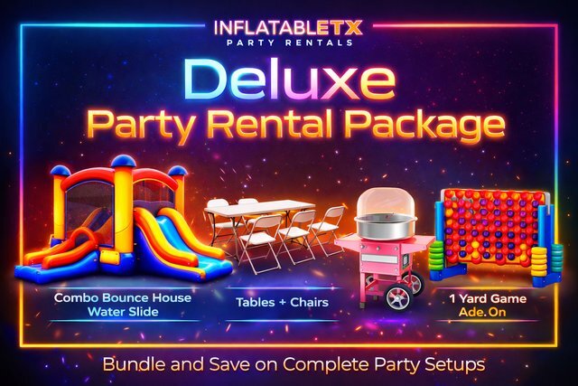 All in one party package rental
