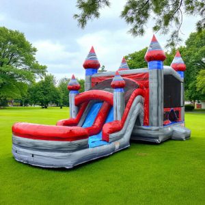 Iron Crown Dual Slide Combo Rental rental from InflatableTX in North DFW