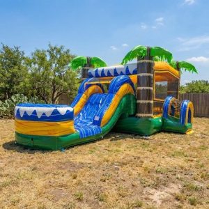 Palm Bay Rush Wide Lane Combo rental from InflatableTX in North DFW