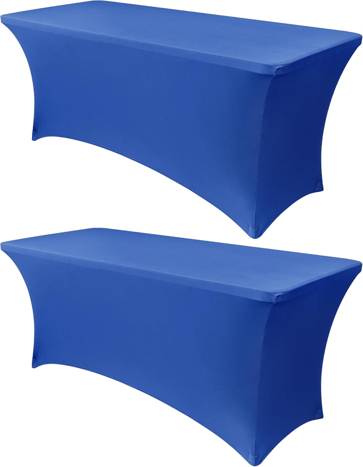 Royal Blue 8ft Stretch Spandex Table Cover (choose color) rental - InflatableTX