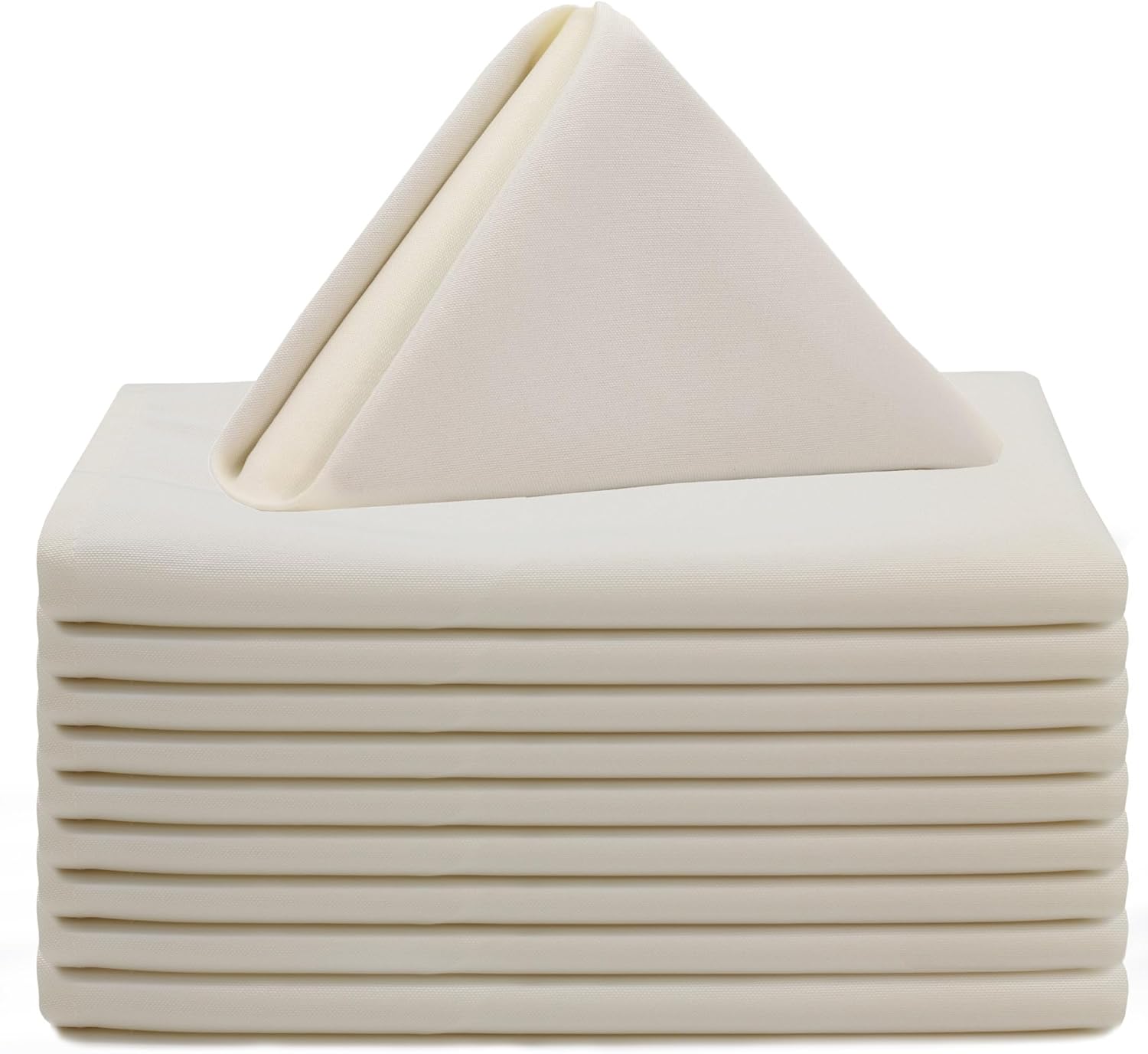 Ivory Cloth Napkins 20x20 (set of 12, choose color) rental - InflatableTX