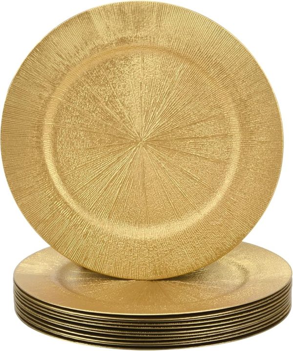 Gold Beaded Charger Plates (set of 12) rental North DFW
