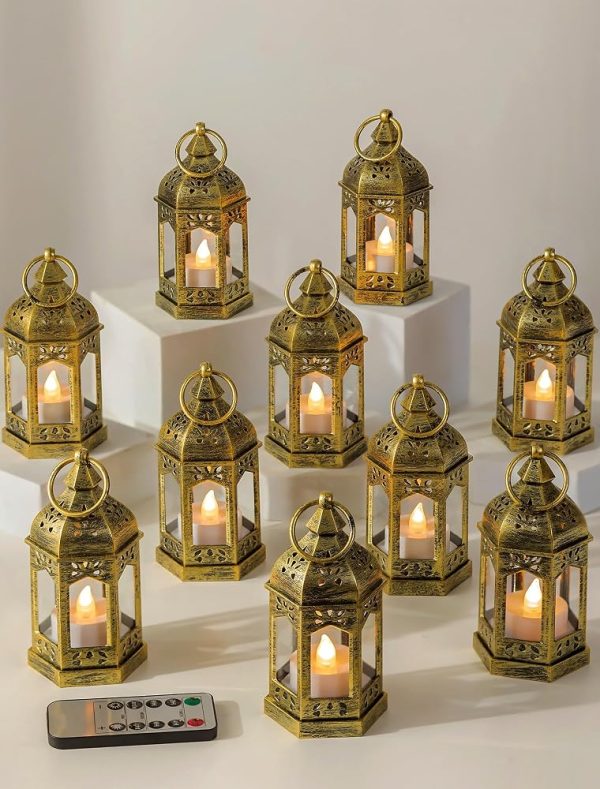 Gold Lantern Centerpieces (set of 12) rental North DFW