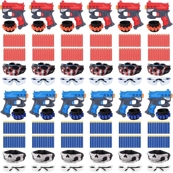 Nerf Pistol Squad Add-On: 12 Mini Blasters