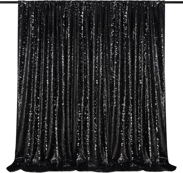 Photo Backdrop with Stand (sequin panel) rental North DFW