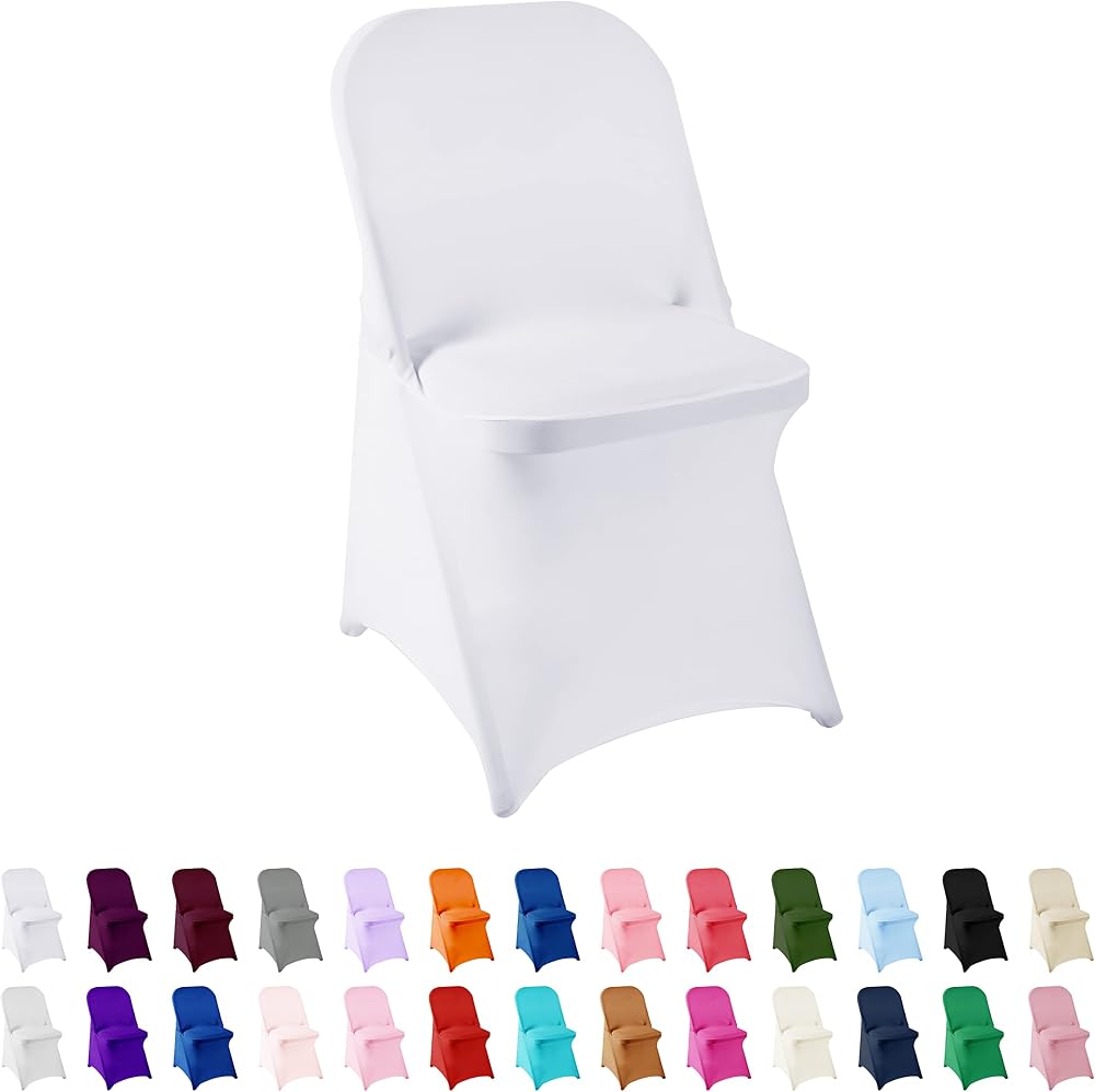 White Spandex Chair Covers (set of 10) rental North DFW
