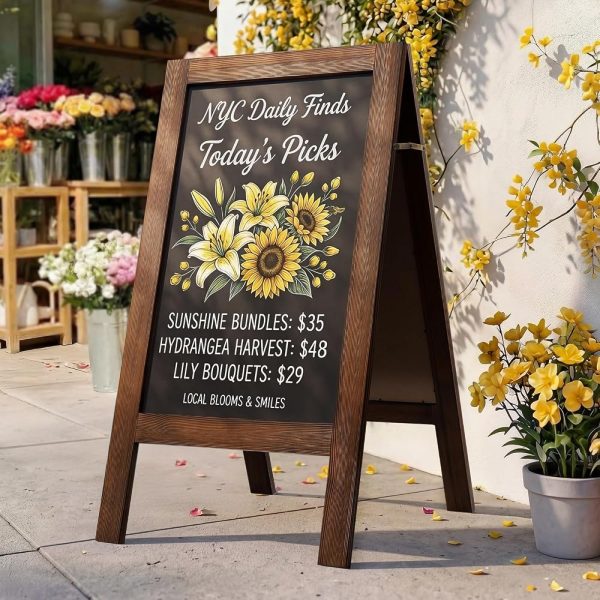 Welcome Sign Easel (40 in. chalkboard A-frame) rental North DFW